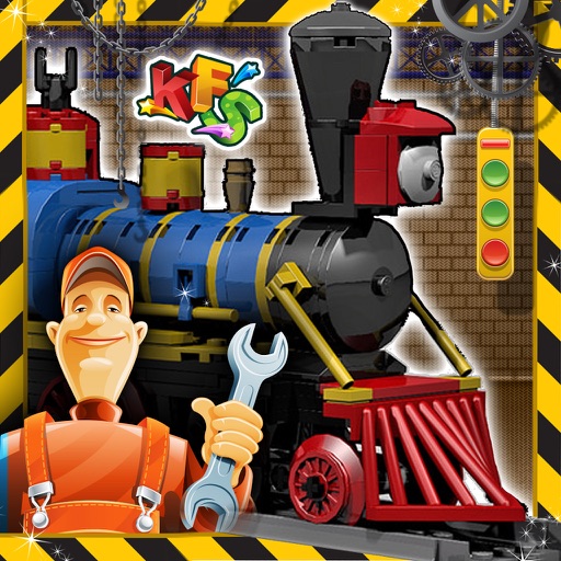 Train & Engine Factory- Crazy Mechanics Garage icon