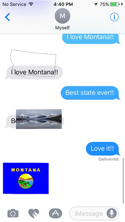 Montana Stickers for iMessage