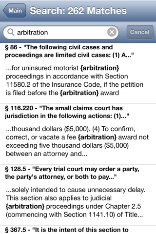 CA Civil Procedure Code 2023 screenshot 2