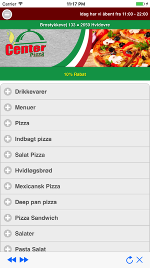 Center Pizza Hvidovre(圖1)-速報App