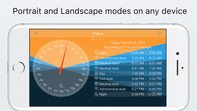 DayLight - sunrise and sunset clock