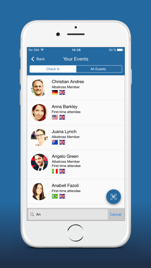 internations guest list on