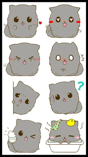Fluffy Kitty 2 Stickers(圖1)-速報App