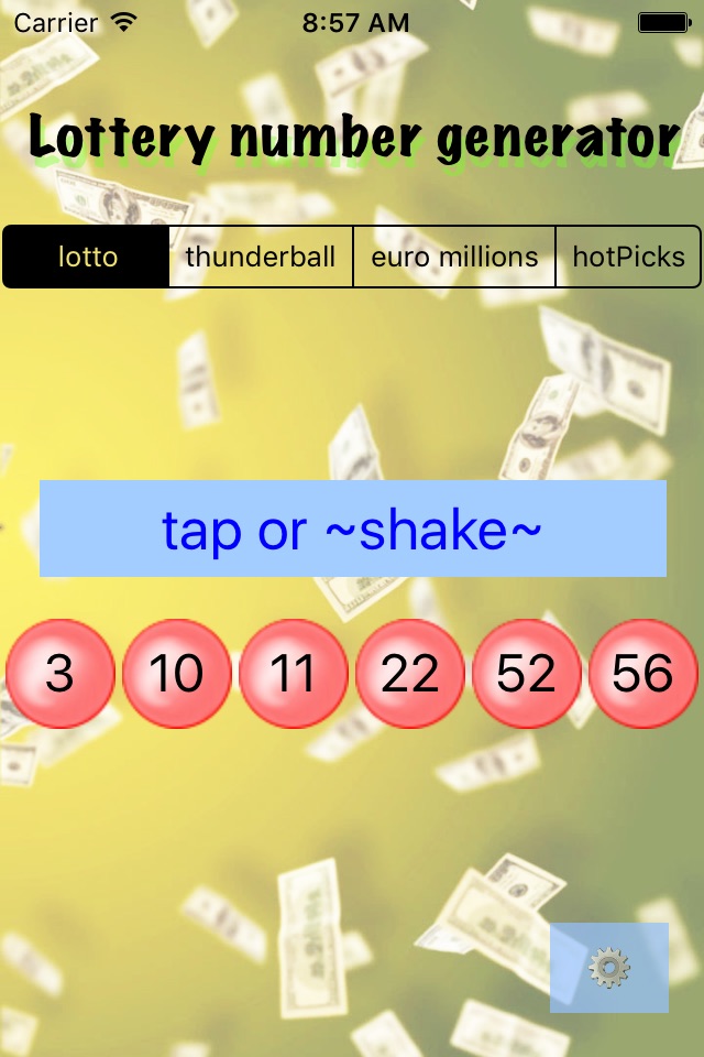 lotto mate - UK Lotto number generator screenshot 2