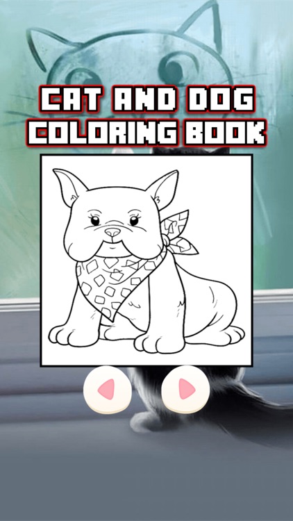 Cat and Dog Coloring Pages - Drawing Game for Kids