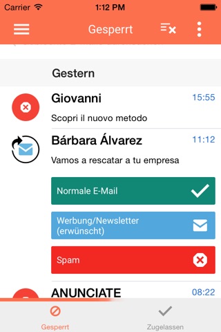 Spamdrain - clean email screenshot 3