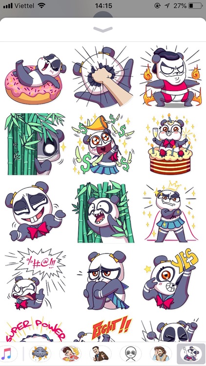 Cute Panda Pun Funny Stickers