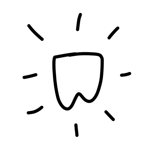 Dentist sticker, fun cartoon stickers for iMessage icon