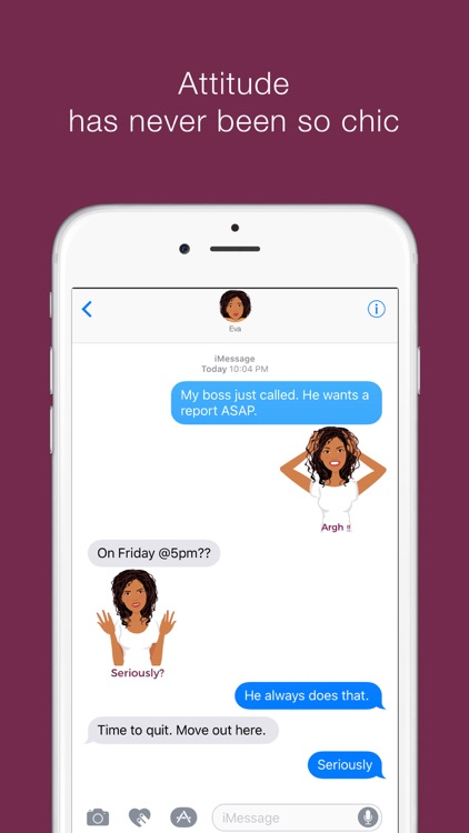 Telle-Eva: Chic stickers for women & girl talk screenshot-3