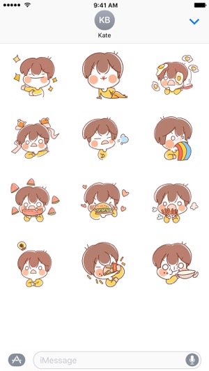 Foodie Girl − NHH Stickers(圖3)-速報App