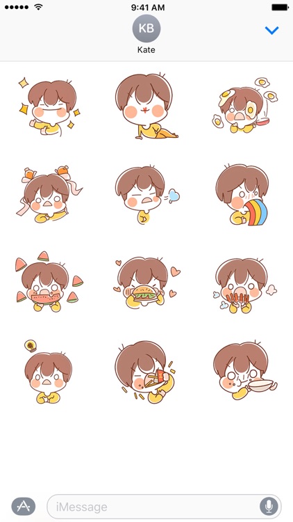 Foodie Girl − NHH Stickers