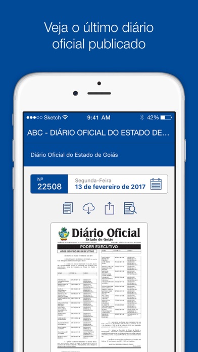 How to cancel & delete ABC - DIÁRIO OFICIAL DO ESTADO DE GOIÁS from iphone & ipad 1
