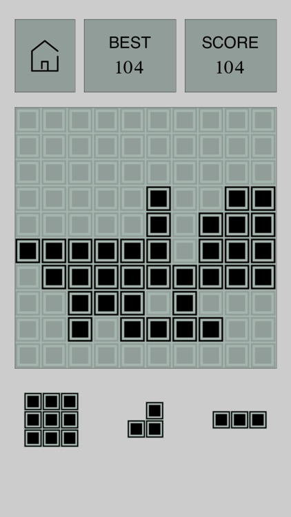 Retro Block Puzzle - jigsaw fit matrix