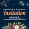 Are you looking for an Invitation Card Maker app to create beautiful Invitations / E -Cards with minimum effort