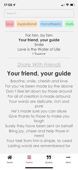 Game screenshot SufiSays - Quotes and Poems hack