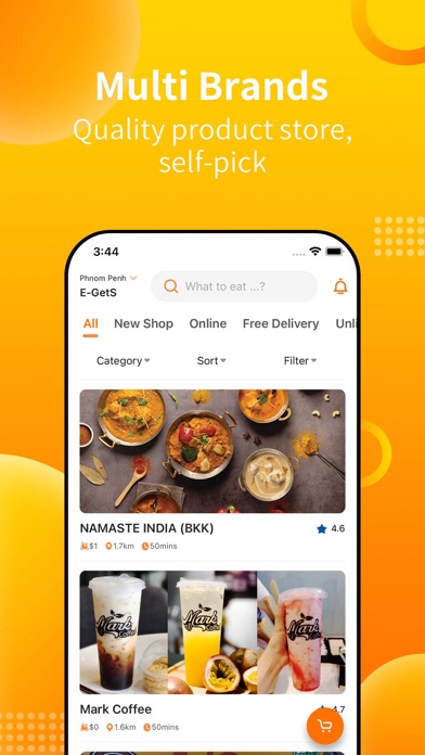 E-GetS : Food & Drink Delivery screenshot 4