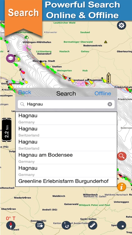 Switzerland Lakes offline nautical boaters charts screenshot-3