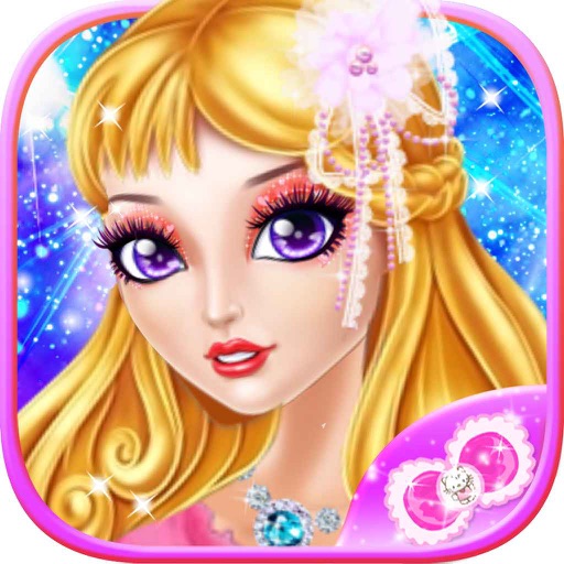 Princess star salon - makeover girl games icon