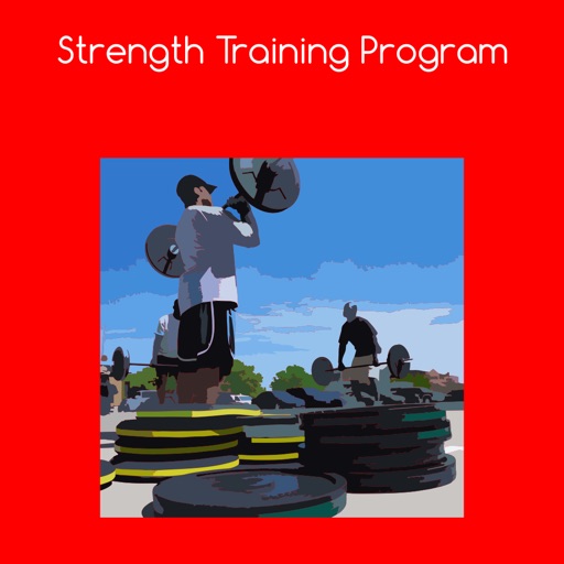 Strength training program icon