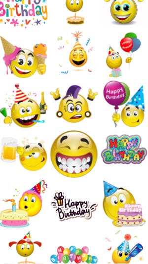 animated birthday emojis for iphone