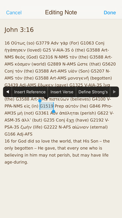 Greek Interlinear Bible screenshot1