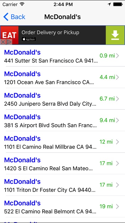 Fast Food Finder! Find FastFood Restaurants