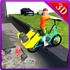 Activities of Kids Riding Garbage Bicycle & Biker Simulator 3d