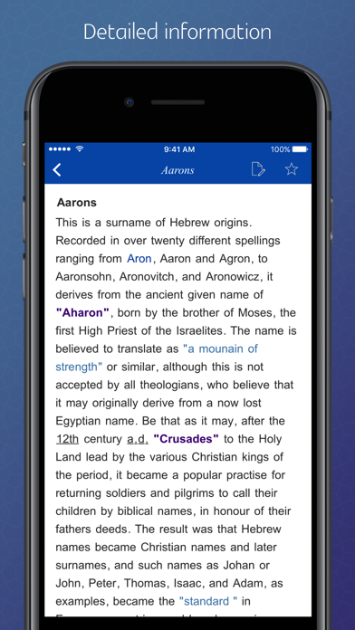 How to cancel & delete Surname Dictionary: origin, meaning and history from iphone & ipad 2