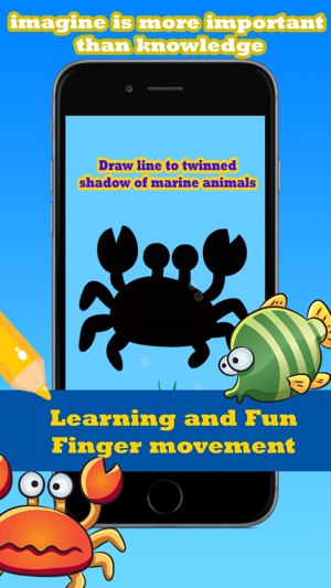 Draw line to twinned shadow of marine animals(圖1)-速報App