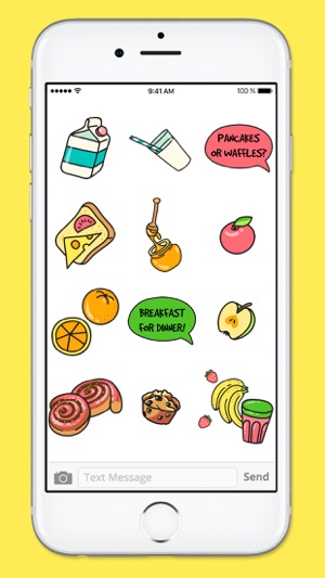 All Day Breakfast Menu Food Stickers(圖5)-速報App