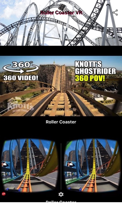 VR Roller Coaster Viewer & Player for Cardboard