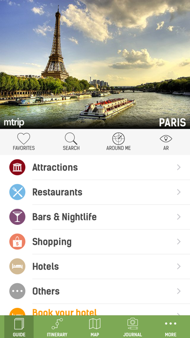 Paris Travel Guide - mTrip Screenshot 1