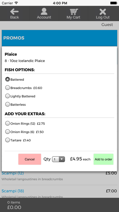 How to cancel & delete Daniels Fish and Chips from iphone & ipad 4