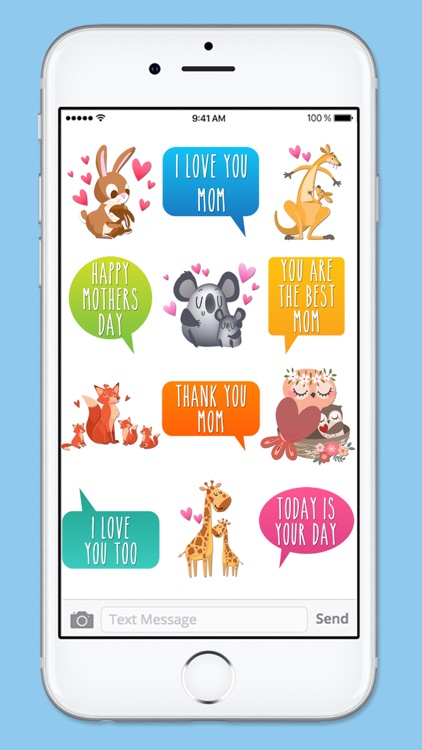 Mothers Day I Love You Sticker Pack screenshot-2