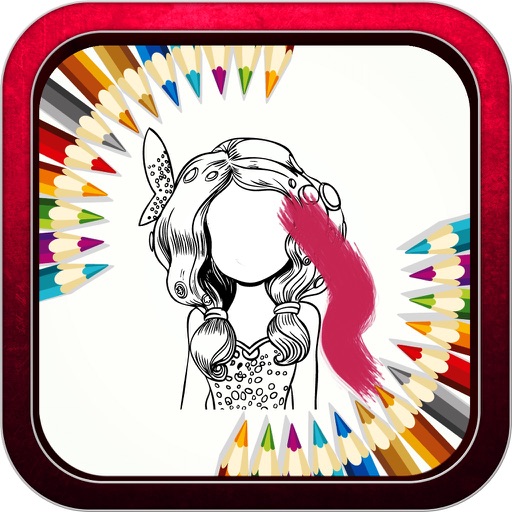 Coloring Book Game - "for Mia and Me Version" Icon