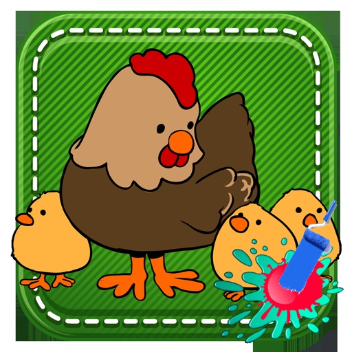 Animals Coloring Books-Learning Game for Kid