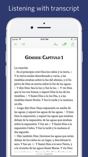 Spanish Bible - audio, sync, transcript(圖1)-速報App