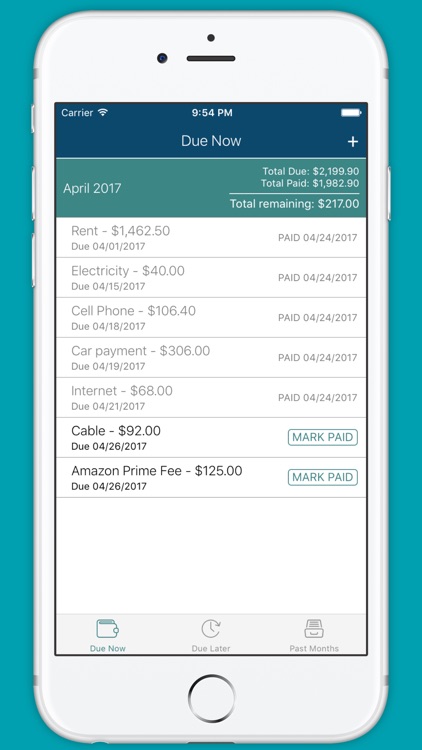 Bill List: Simple Bill Manager screenshot-4