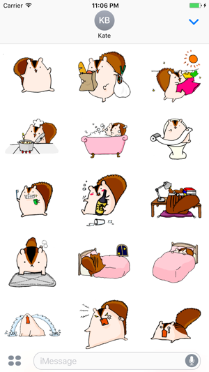 Jasmine the funny squirrel stickers(圖1)-速報App