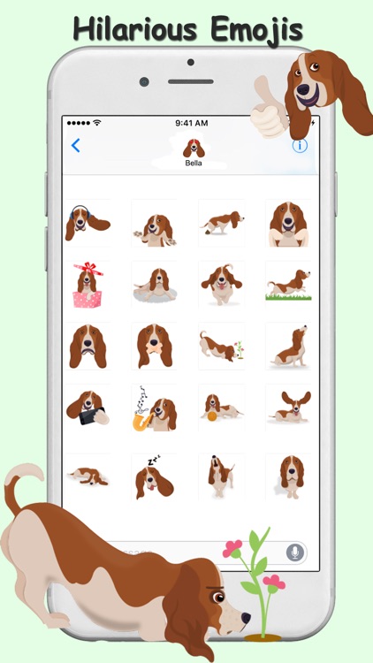 BassetMoji - Basset Hound Emoji & Stickers