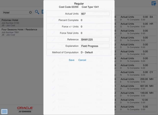 Project Status Tablet for JDE E1(圖3)-速報App