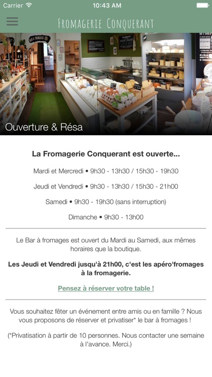 Fromagerie Conquerant