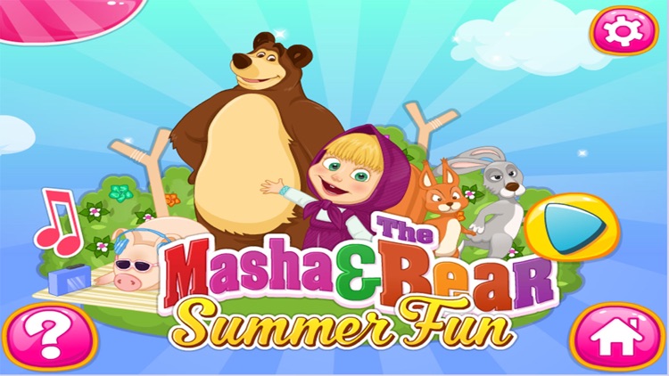 Masha And The Bear Summer Fun - Masha games