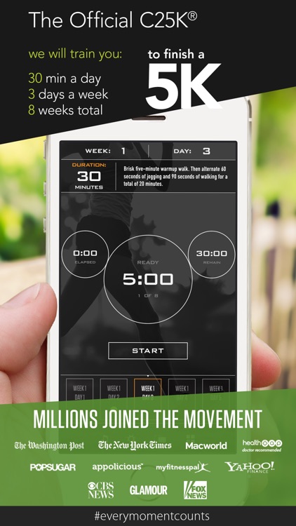 C25K® 5K Trainer Pro (Couch Potato to Running 5K) screenshot-0
