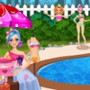 Dream Swimming Pool Costume Party ~ Pretty Girl