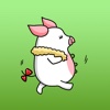 Hani The Litle Pig In Diet Mode Sticker
