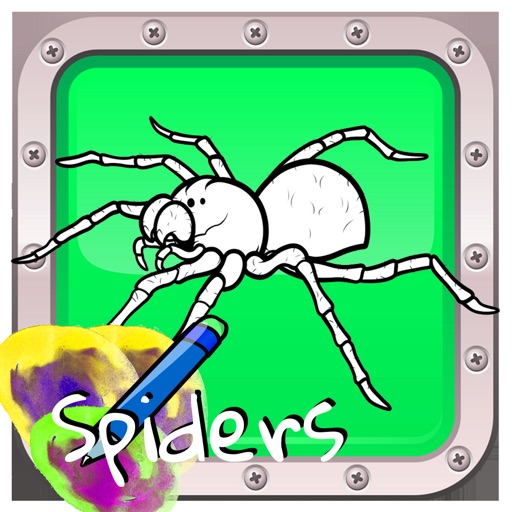 Spiders Coloring Game For Kid iOS App