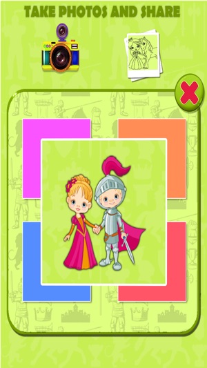 Princess Kids Coloring Book(圖5)-速報App