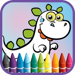 Dinosaur Coloring Games Puzzle