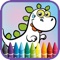 Dinosaur coloring book app is a fun and interesting educational coloring and puzzle app for kids of all ages and specially for ones who love dinosaurs